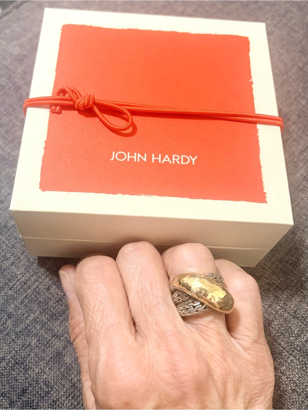 JOHN HARDY CLASSIC CHAIN CROSSOVER RING